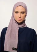 Tesettür Şal - Gri Penye - 4