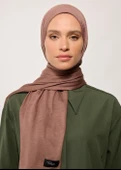 Rabia Z - Penye Kahve Şal - 2