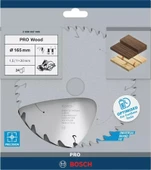 BOSCH 160x20x1,5 mm 24 Diş PRO Wood Ahşap Elmas Daire Testere Bıçağı - 11