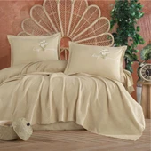 Clasy Pike Takımı Çift Kişilik Etta V1 Bej - 1