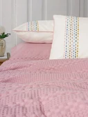 Cotton Box Aura Çift Kişilik Pike Takımı Pebble Pembe - 3