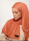 Rabia Z - Jarsey Rust Şal - 6