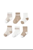CSYC1003 Bebek 6'lı Çorap %100 Organik Pamuk, Bebek - Yenidoğan - CSYC1003 - 2