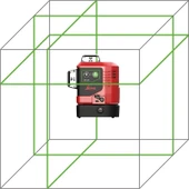 ﻿LEICA LINO L6G 3 Eksen 360 Derece Çapraz Çizgili Şarjlı Yeşil Lazer Terazi - 9