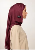 Rabia Z - Jarsey Tesettür Şal Mürdüm - 2