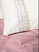 Cotton Box Aura Çift Kişilik Pike Takımı Pebble Pembe - 5
