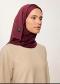 Rabia Z - Jarsey Tesettür Şal Mürdüm - 4