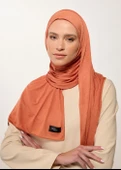 Rabia Z - Jarsey Rust Şal - 4