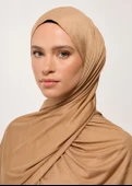 Tesettür Şal - Camel Penye thumbnail 1