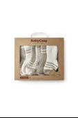 CSYC1002 Bebek 6'lı Çorap %100 Organik Pamuk Bebek - Yenidoğan - CSYC1002 - 1