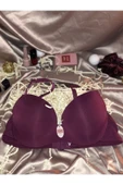 UMT Underwear Lazer Kesim Mor Hayalet Sütyen - 1
