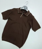 Turbulance Polo Yaka Kısa Kol Erkek Triko Tişört thumbnail 3