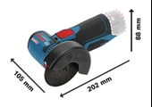 BOSCH GWS 12V-76 Promix 12 Volt Taşlama (Akü-Şarj Aleti Hariç) - 12