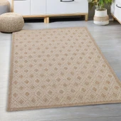 Avanos Modern Sisal Jüt Toz Vermez Balkon Bahçe Mutfak Dokuma Halı Kilim - 1