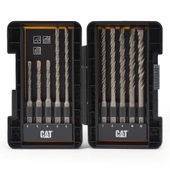 CAT DA03901 10 Parça Tungsten Karbür SDS-Plus Beton Matkap Uç Seti - 8