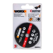 WORX WA6076.3 WX801 İçin 76x10mm 3 Adet Metal ve PVC Kesme Taşı - 5