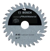 BOSCH 85 mm 30 Diş Multi Material Elmas Daire Testere (Ahşap - Aluminyum için) thumbnail 1