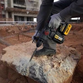 CAT DX21BC 18Volt 2.0Ah 2.2J Li-ion Tek Akülü Şarjlı Kömürsüz Profesyonel SDS-Plus Pnömatik Kırıcı/Delici thumbnail 5
