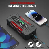 Lokithor J2500 12V 2500Amp LiFePO4 Akıllı Akü Takviye + Powerbank + Led Lamba thumbnail 3