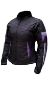 Xspeed Hera 4 Mevsimlik Korumalı Kadın Motosiklet Montu Yeni Sezon Mor - 2