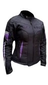 Xspeed Hera 4 Mevsimlik Korumalı Kadın Motosiklet Montu Yeni Sezon Mor - 1