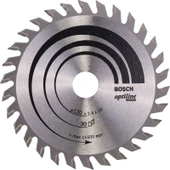 BOSCH Optiline Wood  130x20 mm 30 Diş Ahşap Daire Testere Bıçağı - 3