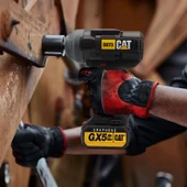 CAT DX73G 18Volt 5.0 Ah. GRAPHENE Çift Akülü 1700/2100Nm Kömürsüz Profesyonel Şarjlı Somun Sıkma thumbnail 4