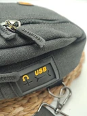 Kanvas Kumaş Orta Boy Omuz Çantası El Tutma Saplı - 3