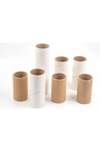 10 Adet 10 Cm Karton Masura Silindir Kutu Postüp Rulo Kargo Tüpü Korumalık Koli 8 Cm Çap - 3