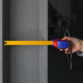 WORKPRO WP261044 8Mx25mm Naylon Kaplama Sarı Çift Taraflı Manyetik Çelik Şerit Metre thumbnail 5