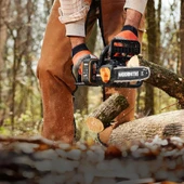 WORX WG350E 20Volt 4.0Ah Li-ion 30CM Profesyonel Şarjlı Kömürsüz Zincirli Testere thumbnail 3