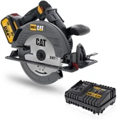 CAT DX53 18Volt 4.0Ah 185mm Kömürsüz Profesyonel Daire Testere thumbnail 1