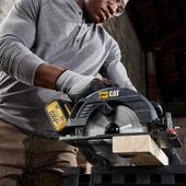 CAT DX53 18Volt 4.0Ah 185mm Kömürsüz Profesyonel Daire Testere thumbnail 4