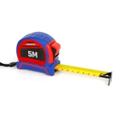 WORKPRO WP261041 5Mx25mm Naylon Kaplama Sarı Çift Taraflı Manyetik Çelik Şerit Metre - 1