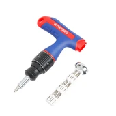 WORKPRO WP221072 7-IN-1 Profesyonel CR-V T- Saplı Cırcırlı Manyetik Tornavida Seti thumbnail 1