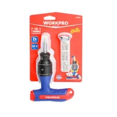 WORKPRO WP221072 7-IN-1 Profesyonel CR-V T- Saplı Cırcırlı Manyetik Tornavida Seti thumbnail 5