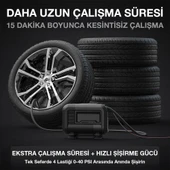NOCO AIR20 12Volt Akü Bağlantı Maşalı 100 PSI Ayarlanabilir Dijital Basınç Göstergeli Profesyonel Lastik Şişirme Pompası thumbnail 4