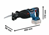 BOSCH GSA 185-LI 18 Volt Akülü Tilki Kuyruğu (Akü-Şarj Aleti Hariç) - 3