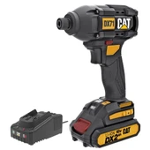 CAT DX71BC 18Volt 2.0Ah Li-ion Tek Akülü 215Nm Kömürsüz Profesyonel Şarjlı Darbeli Tornavida thumbnail 1