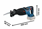 BOSCH GSA 185-LI 18 Volt Akülü Tilki Kuyruğu (Akü-Şarj Aleti Hariç) - 7