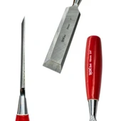 Rox Wood 0184 Ahşap Oyma, Düz Uçlu Iskarpela Takımı 4 Parça - 5