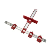 Rox Wood 0058 Delik Delme Merkezleme Kılavuz Cetveli Kulp Takma Şablonu thumbnail 11