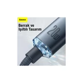 Baseus 1.2m Ultra Hızlı 20W Type-C To iPhone Şarj Kablosu Iphone 14,13,12 Pro Max Şarj Kablosu thumbnail 2
