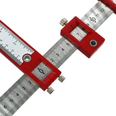 Rox Wood 0058 Delik Delme Merkezleme Kılavuz Cetveli Kulp Takma Şablonu thumbnail 8