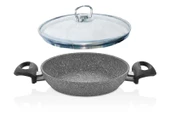 Falez Granit Sahan 22 CM Sahan Cam Kapaklı - 1