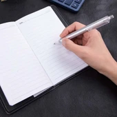 Deli Deri Leather Cover Notebook 80 Yp. Çizgili 7903 - 3