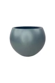 Nettenevime Küre Yuvarlak Top Vazo Dekoratif Saksı ANTRASİT 25*20cm - 7