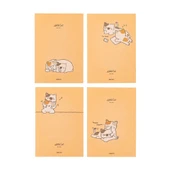 Deli Little Cat Sewing Notebook Çizgili A5 40Yp. FA540 - 1