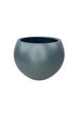 Nettenevime Küre Yuvarlak Top Vazo Dekoratif Saksı ANTRASİT 25*20cm - 1