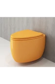 Bocchi Etna Asma Klozet Ve Kapak Mandalina Sarısı 1116-021-0128 - 1